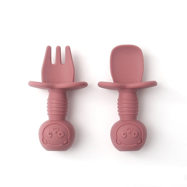 Silicone Baby Utensils- Set of 2