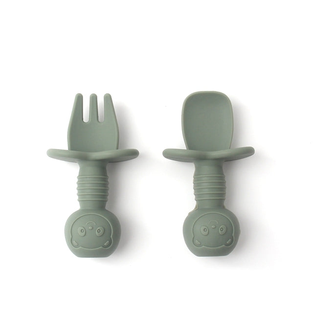 Silicone Baby Utensils- Set of 2